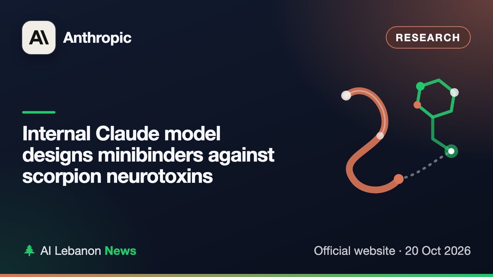 Internal Claude model designs minibinders against scorpion neurotoxins